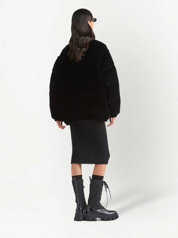 Prada  convertible velvet down jacket - Image 3