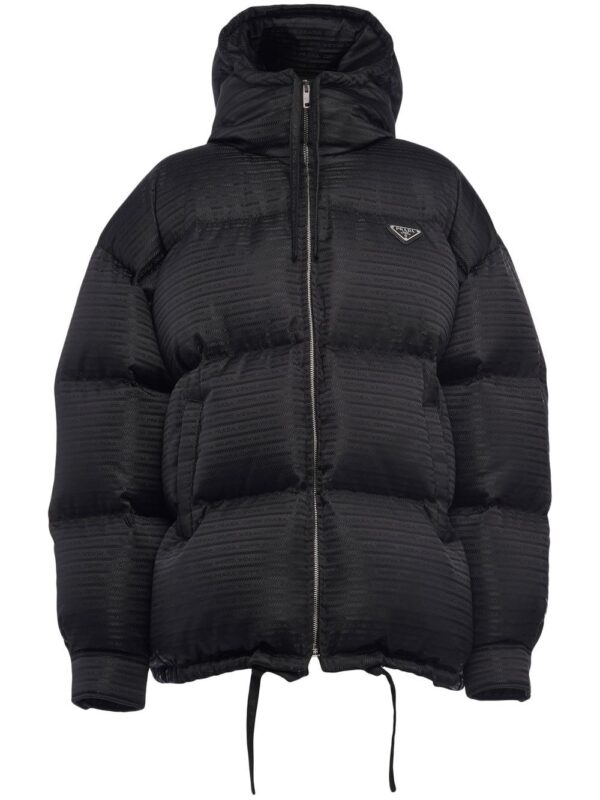 Prada  Re-Nylon hooded down jacket