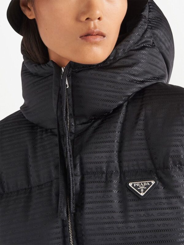 Prada  Re-Nylon hooded down jacket - Image 4