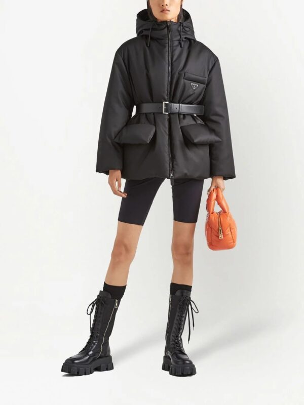 Prada  Re-Nylon hooded down jacket - Image 2