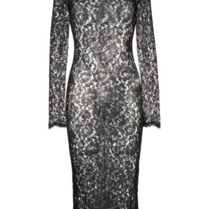 Dolce & Gabbana  layered lace midi dress