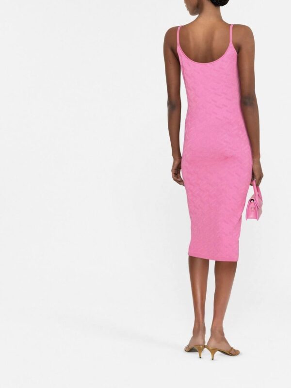 Versace  La Greca jacquard pencil dress - Image 3