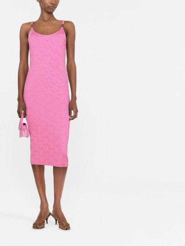Versace  La Greca jacquard pencil dress - Image 2