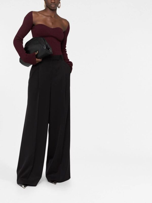 Versace  wide-leg pleated trousers - Image 2