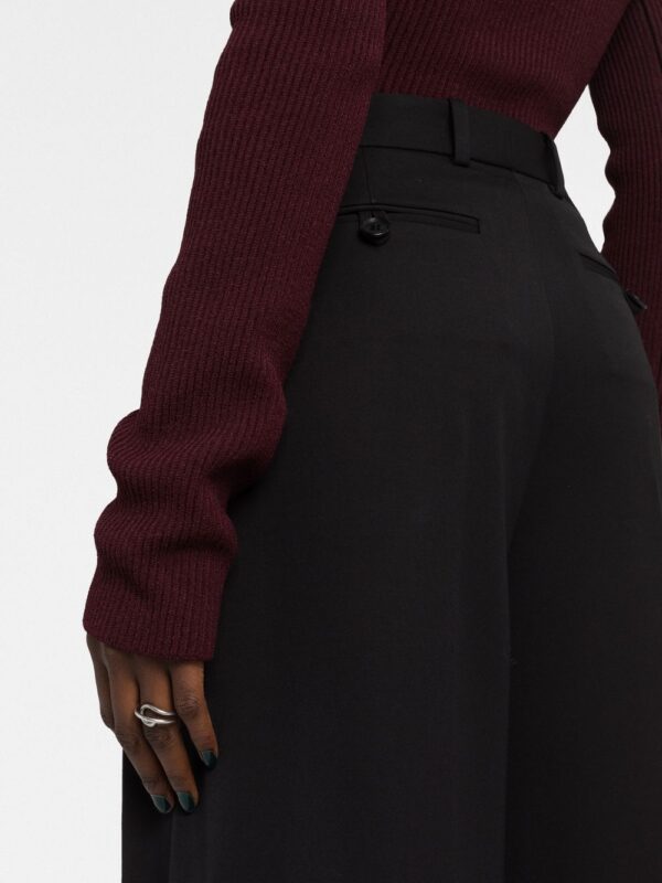 Versace  wide-leg pleated trousers - Image 3