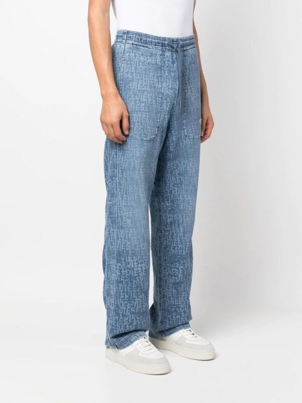 Diesel  jacquard-woven track pants - Image 4