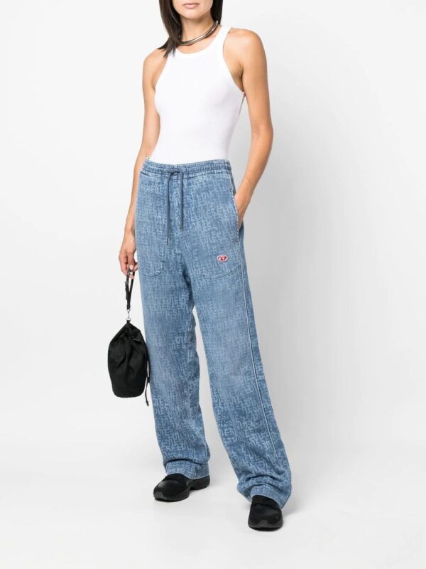 Diesel  jacquard-woven track pants - Image 3