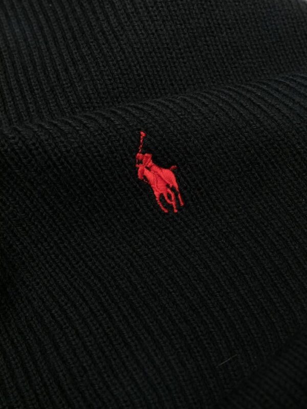 Polo Ralph Lauren  embroidered-logo knitted scarf - Image 2