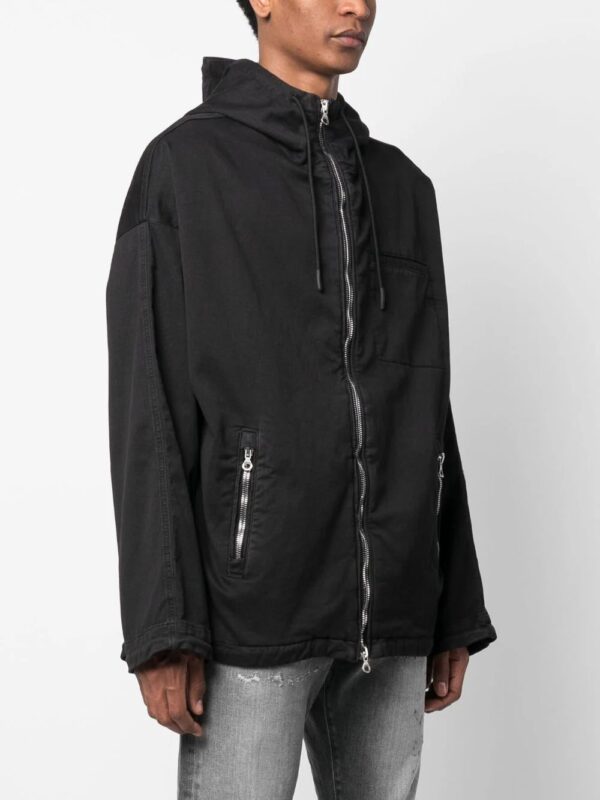 Diesel  D-Hennes hooded denim jacket - Image 3