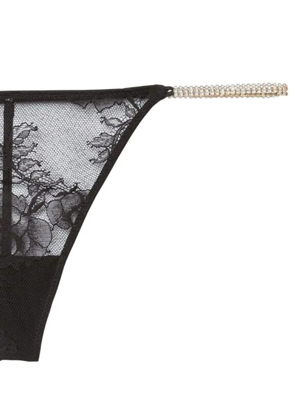 Fleur Du Mal  Crystal Bouquet lace G-String - Image 2