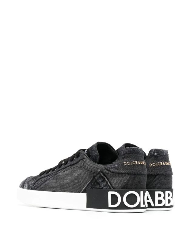Dolce & Gabbana  Portofino denim sneakers - Image 3
