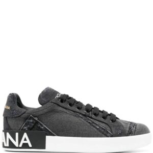 Dolce & Gabbana  Portofino denim sneakers
