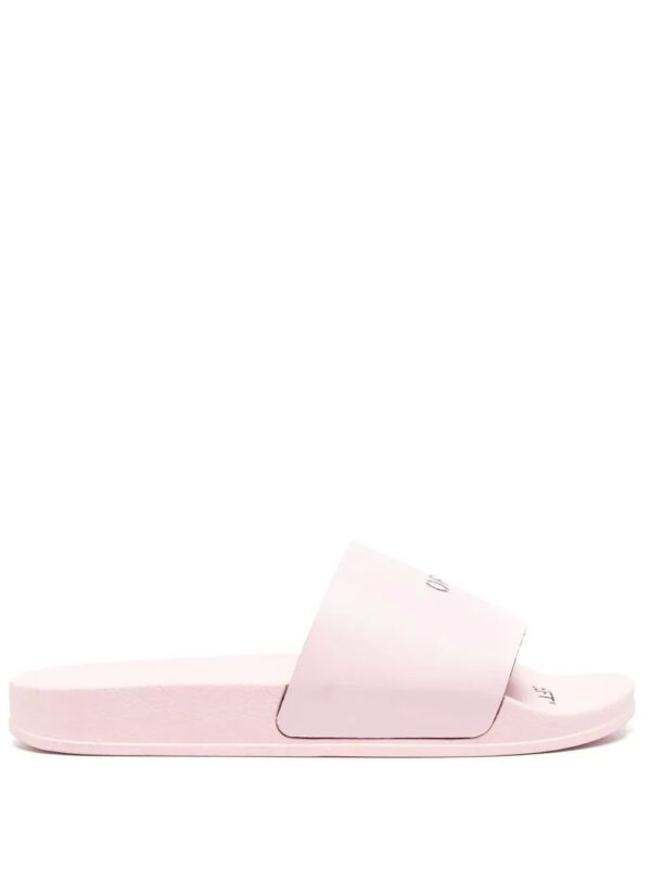 Off-White  logo-print open-toe slides