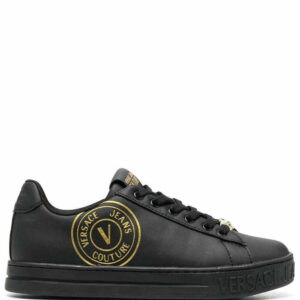 Versace V-Emblem low-top sneakers