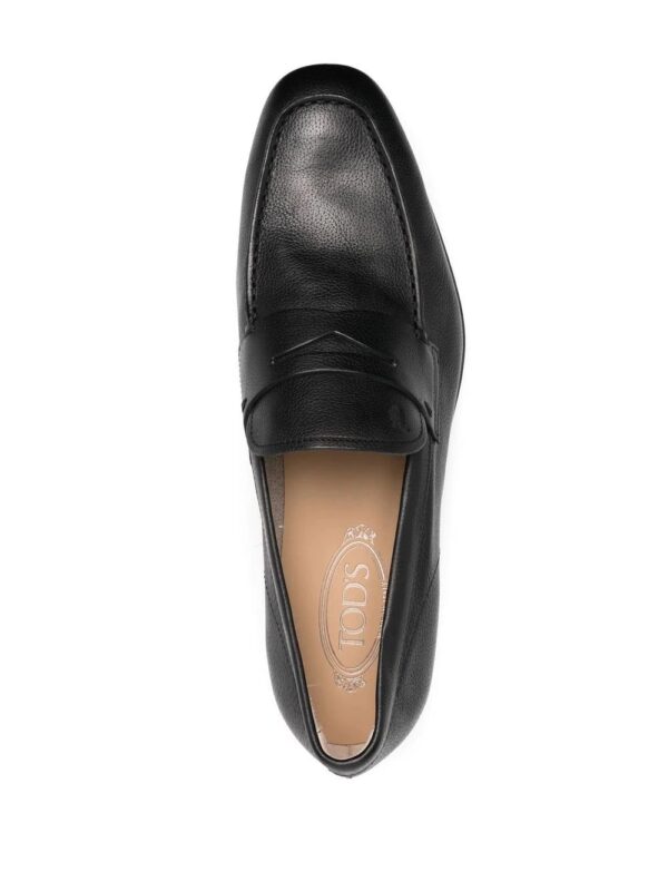 Tod's  penny-slot logo-embossed loafers - Image 4