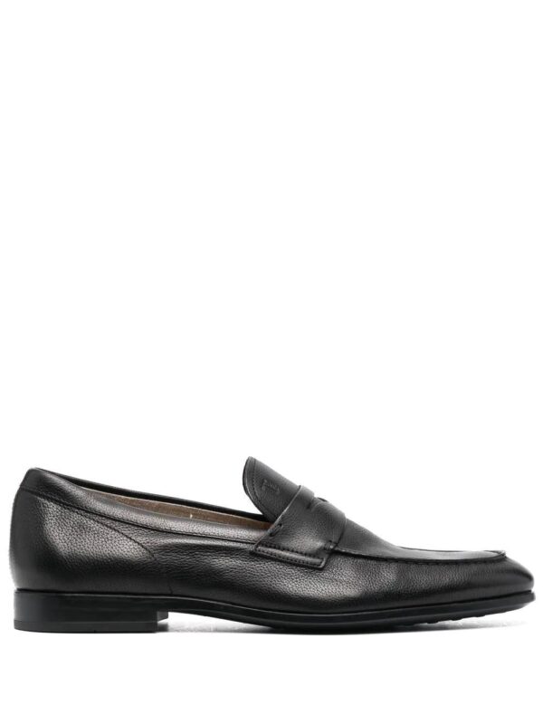 Tod's  penny-slot logo-embossed loafers
