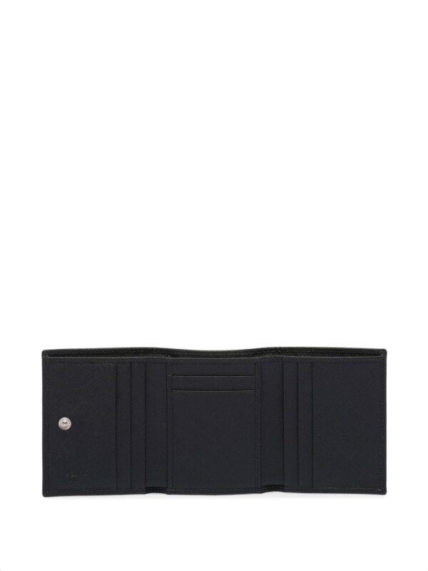 Prada logo-plaque Saffiano leather wallet - Image 4
