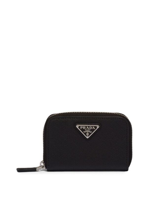 Prada  logo-plaque Saffiano coin purse