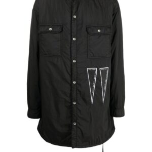 Rick Owens DRKSHDW  long shirt jacket.
