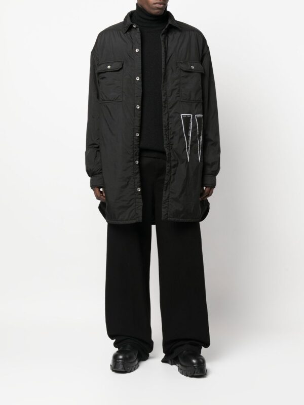 Rick Owens DRKSHDW  long shirt jacket. - Image 2