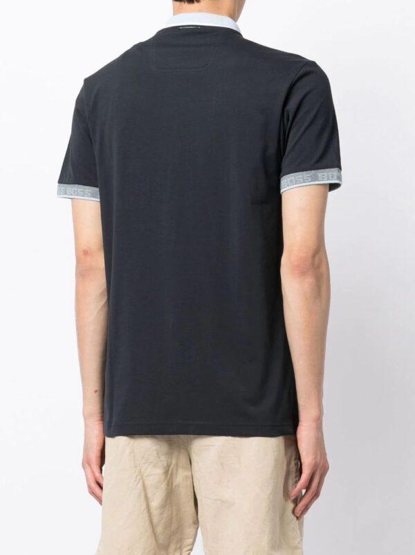 BOSS  embroidered-logo detail polo shirt - Image 4