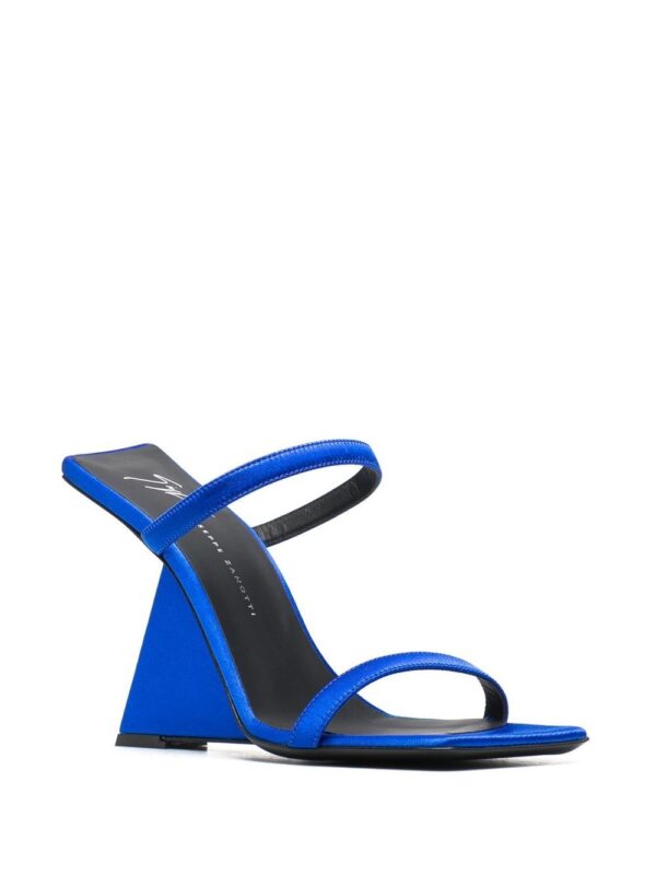 Giuseppe Zanotti  square-toe sculpted-heel sandal - Image 2