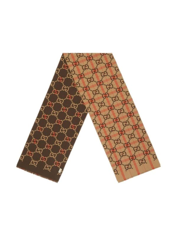 Gucci  GG jacquard wool scarf - Image 2
