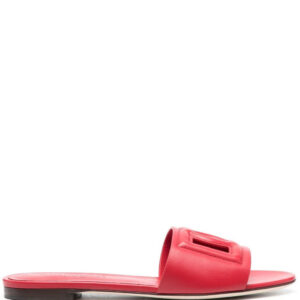 Dolce & Gabbana  DG-logo leather sandals