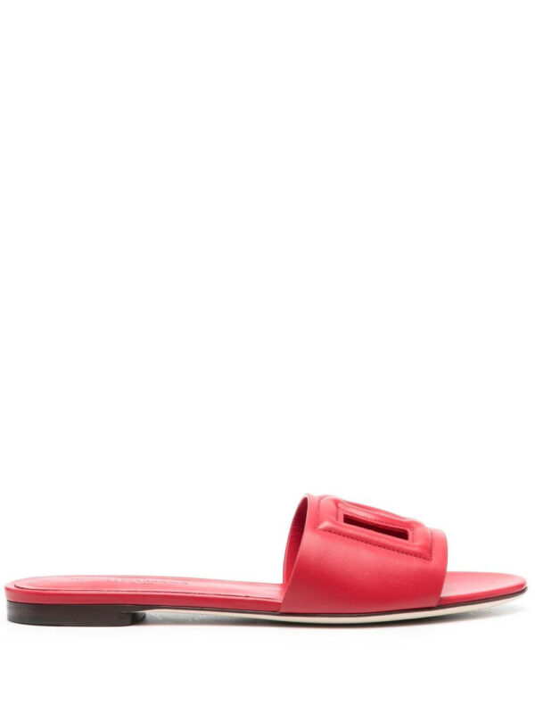 Dolce & Gabbana  DG-logo leather sandals