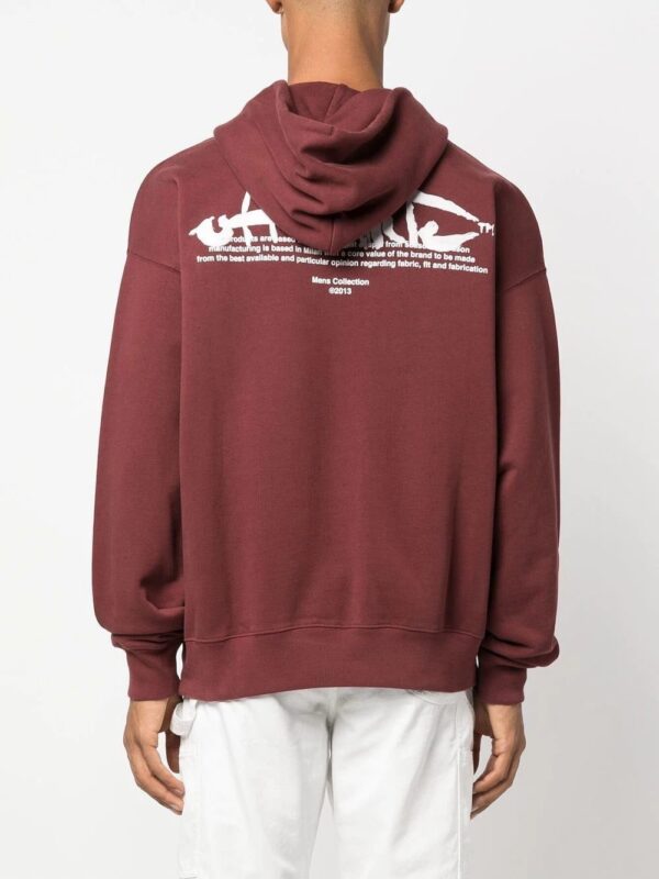 Off-White  Arrows paint script skate hoodie - Image 4