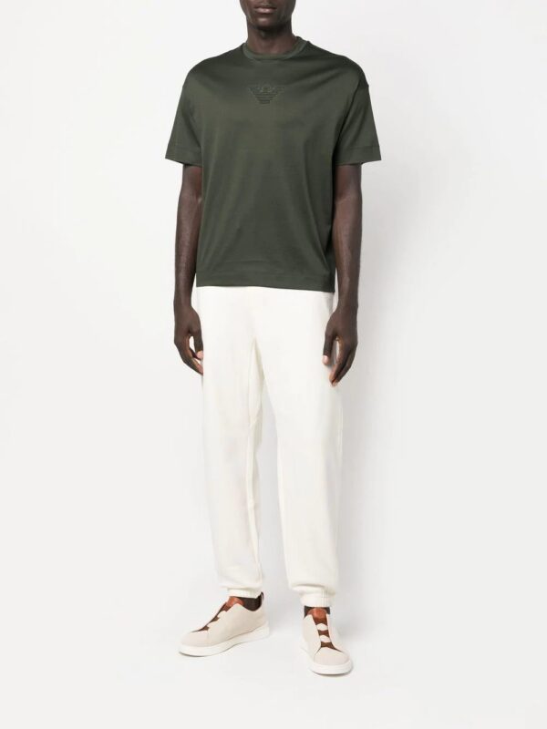 Emporio Armani  tapered drawstring track pants - Image 2