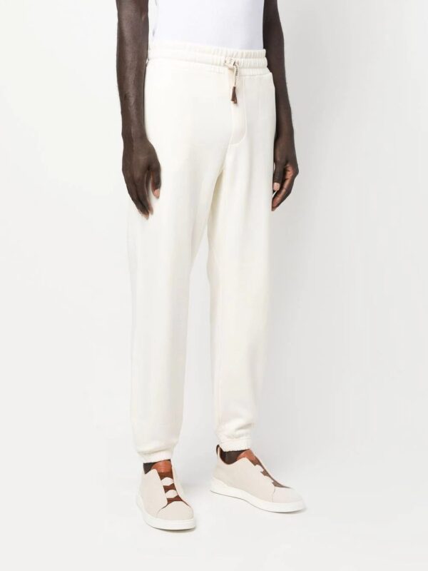 Emporio Armani  tapered drawstring track pants - Image 3