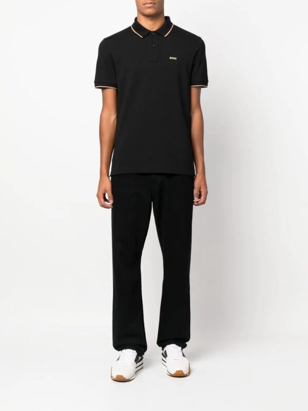 BOSS  logo-print polo shirt - Image 2
