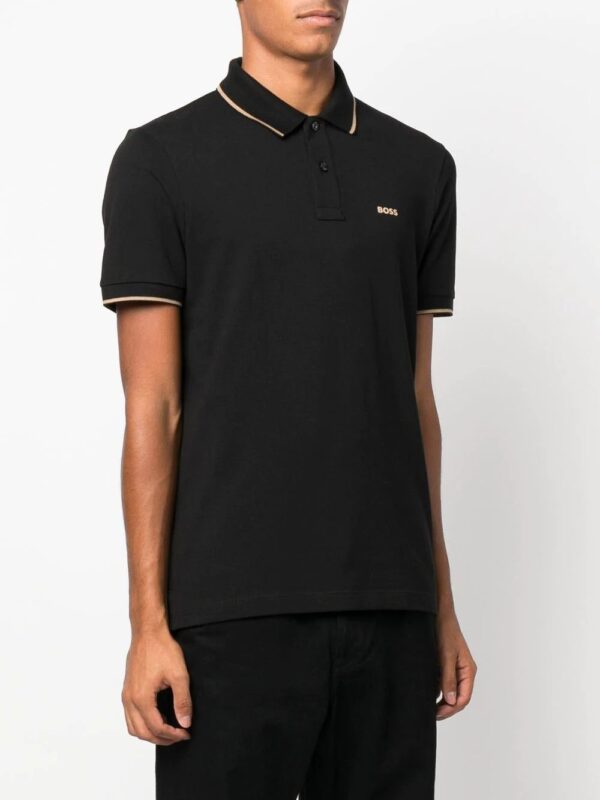 BOSS  logo-print polo shirt - Image 3