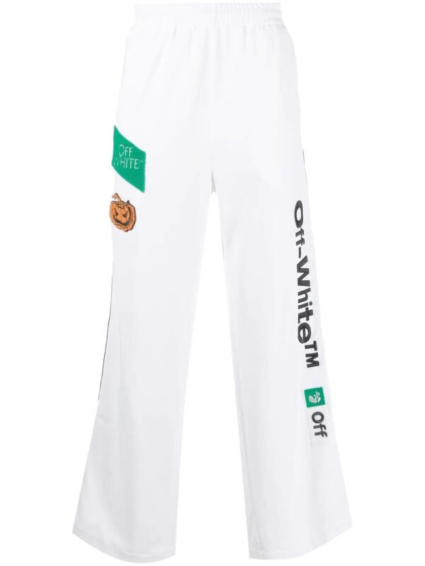 Off-White  logo-embroidered track pants