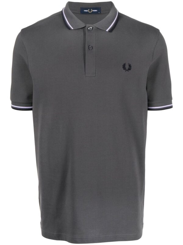 Fred Perry  stripe-trim polo-shirt