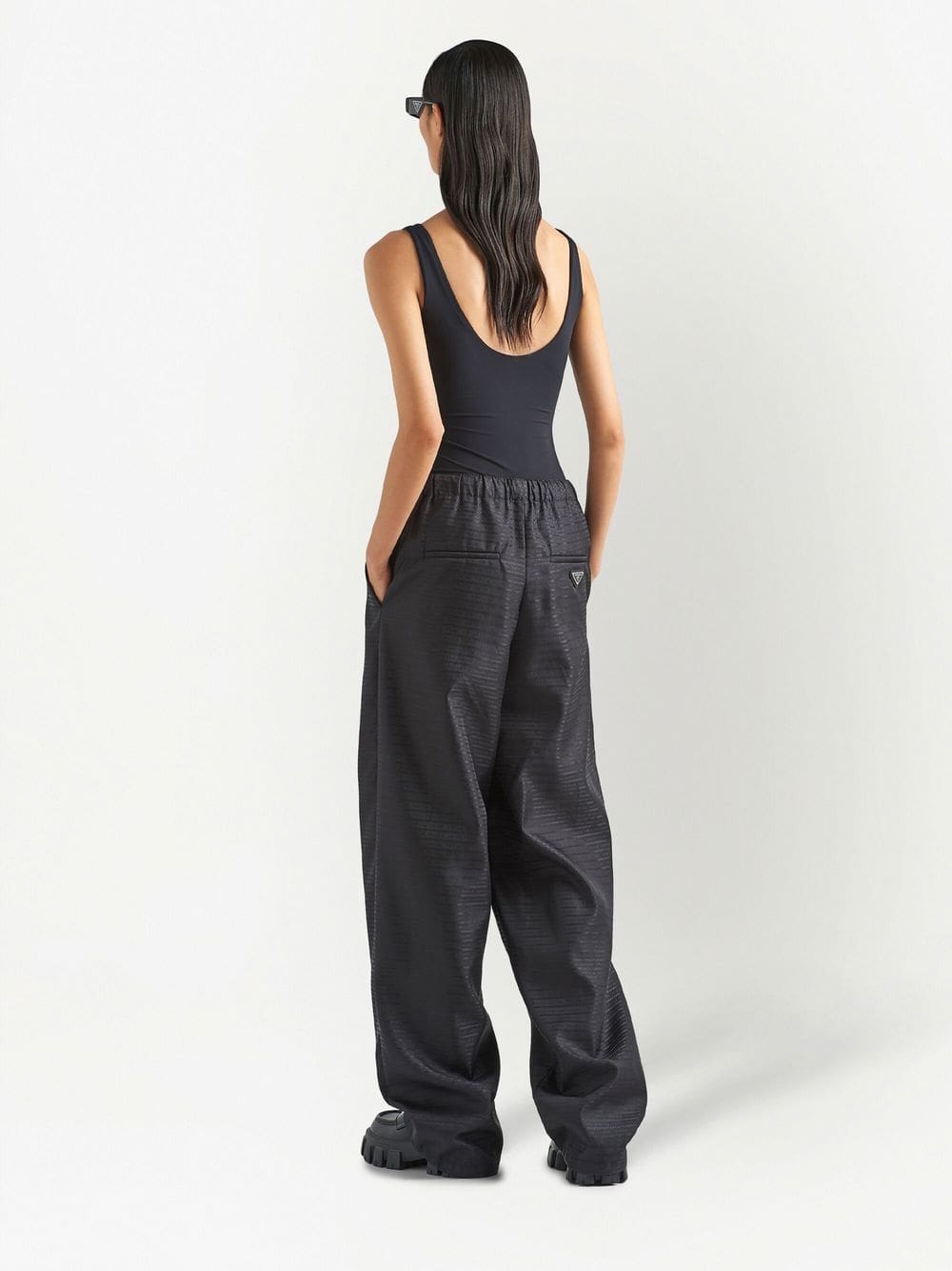 Prada triangle-logo bodysuit - Image 3