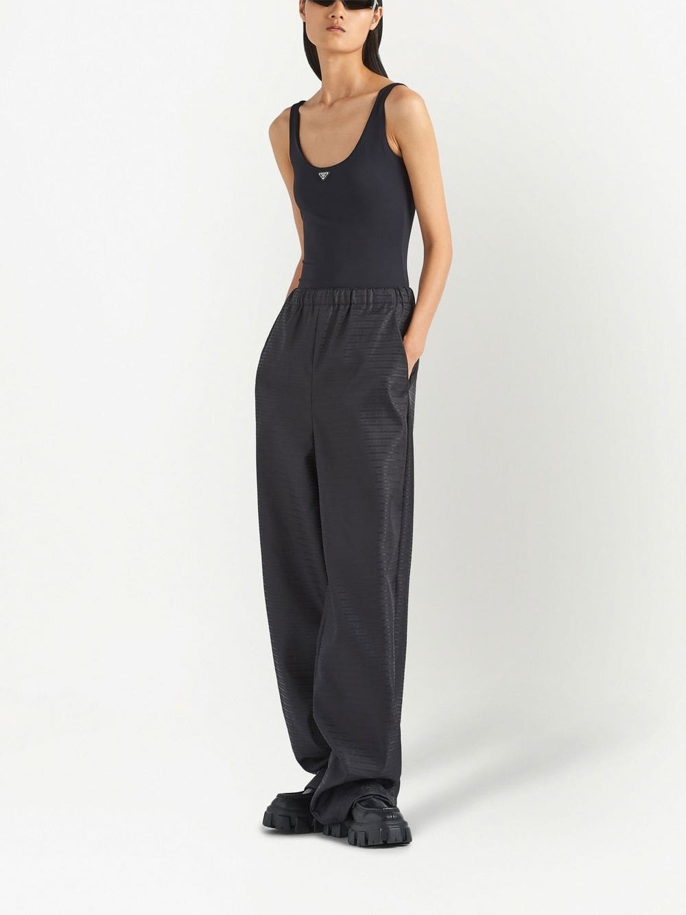 Prada triangle-logo bodysuit - Image 2
