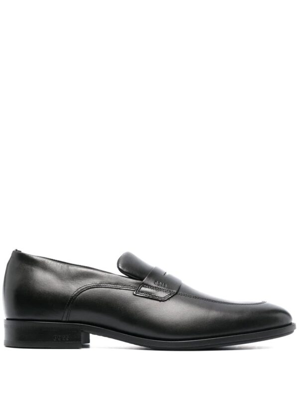 BOSS  Colby leather penny loafers