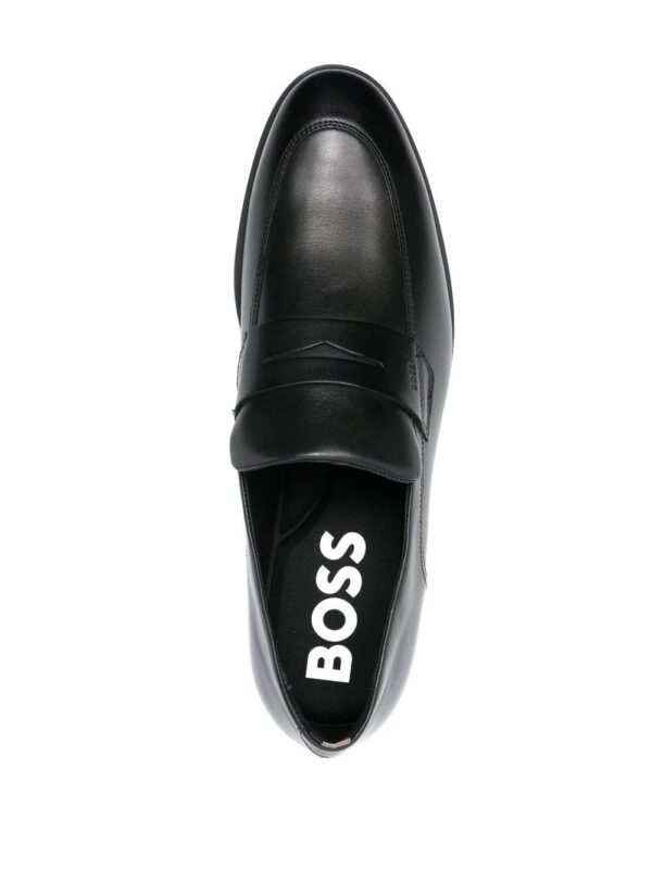 BOSS  Colby leather penny loafers - Image 4