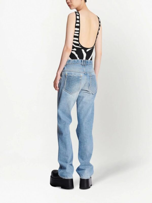Balmain  zip-front bodysuit - Image 4