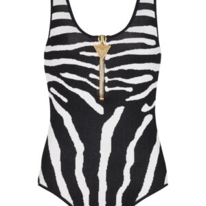 Balmain  zip-front bodysuit
