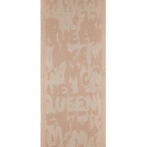 Alexander McQueen  Graffiti-logo jacquard scarf