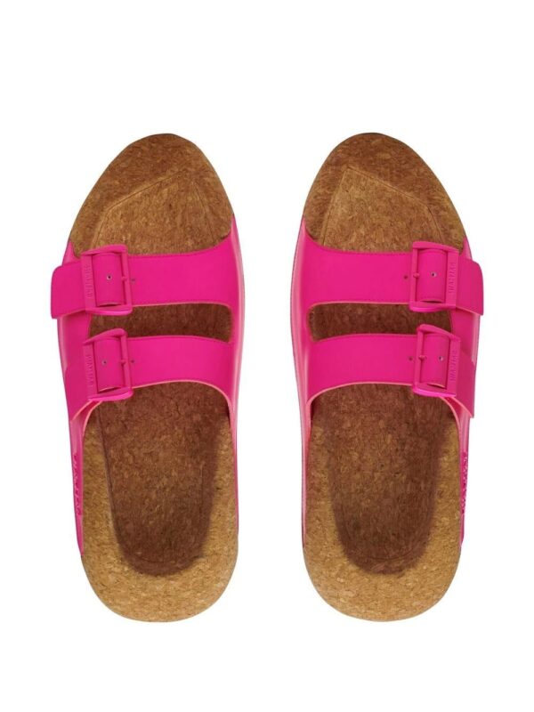 Balmain  chunky-sole buckled slides - Image 4