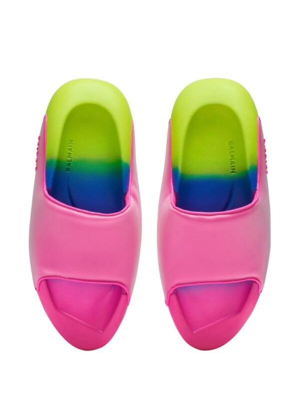 Balmain  gradient-effect chunky-sole slides - Image 4