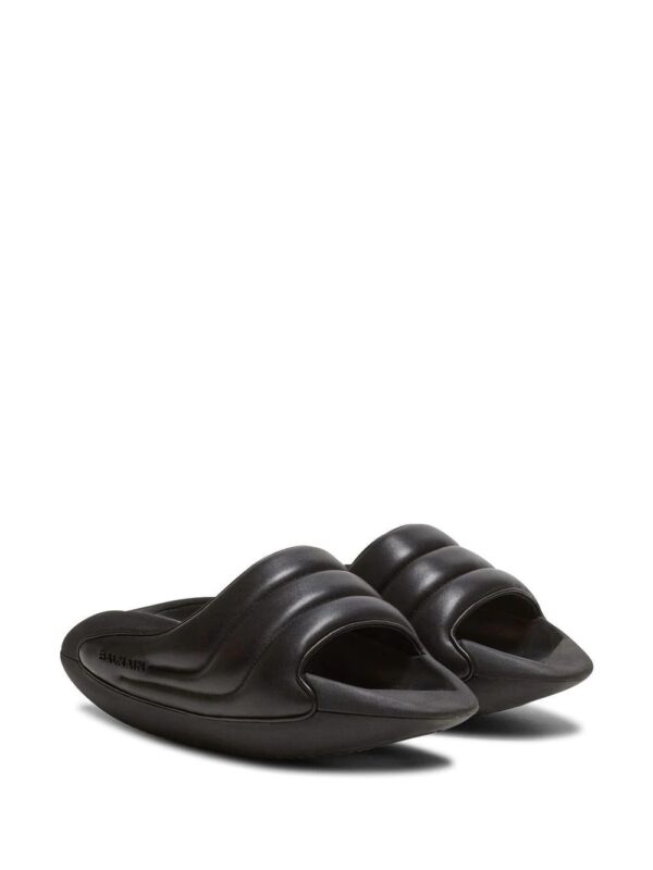 Balmain  B-IT quilted platform slides - Image 2