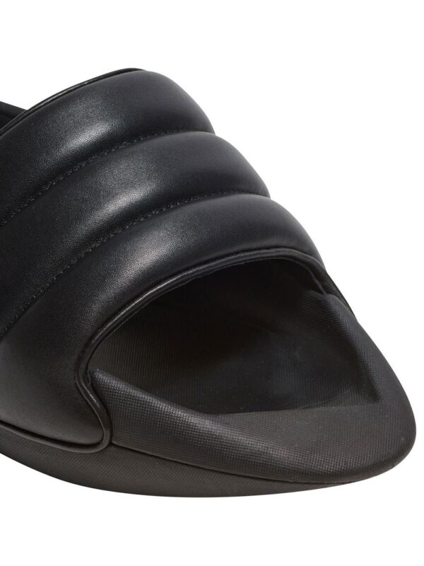 Balmain B-IT quilted platform slides - Image 5