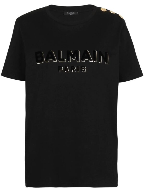 Balmain  logo-print short-sleeve T-shirt