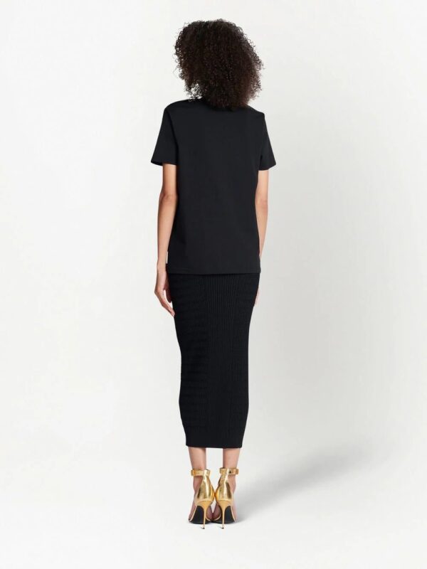 Balmain  logo-print short-sleeve T-shirt - Image 4