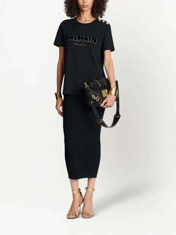 Balmain  logo-print short-sleeve T-shirt - Image 2